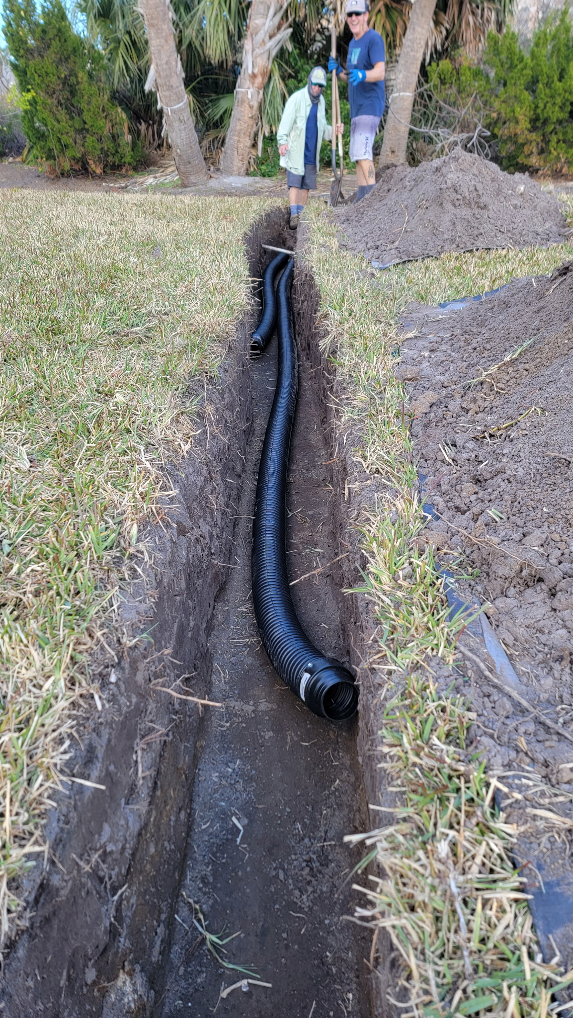 Stormwater drainage installation for a Jacksonville HOA community