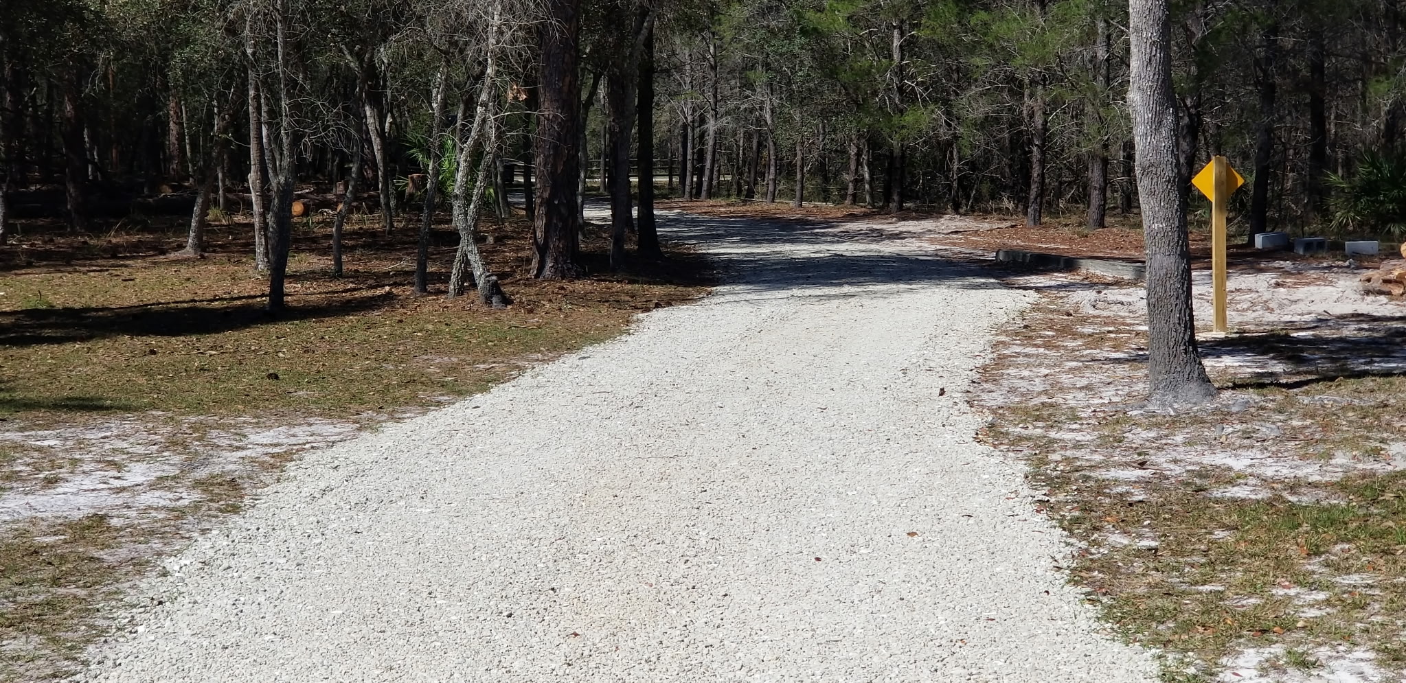 Compacted base work on a Jacksonville community road